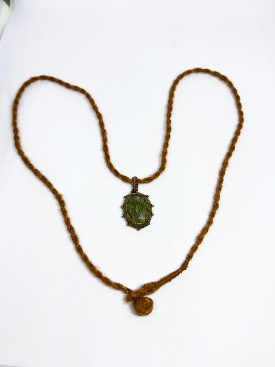 Himalayan Necklace – Green Kyanite Stone